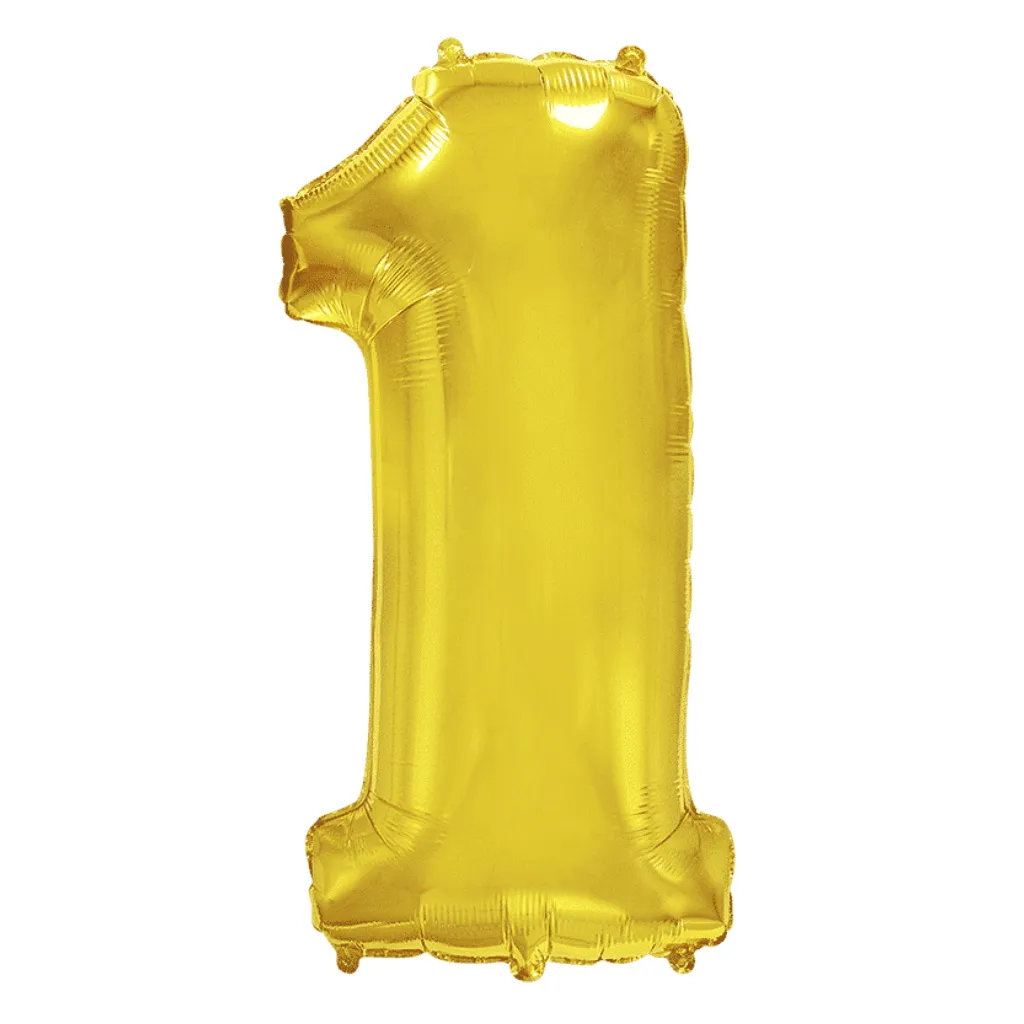Цифра 40" золото №1