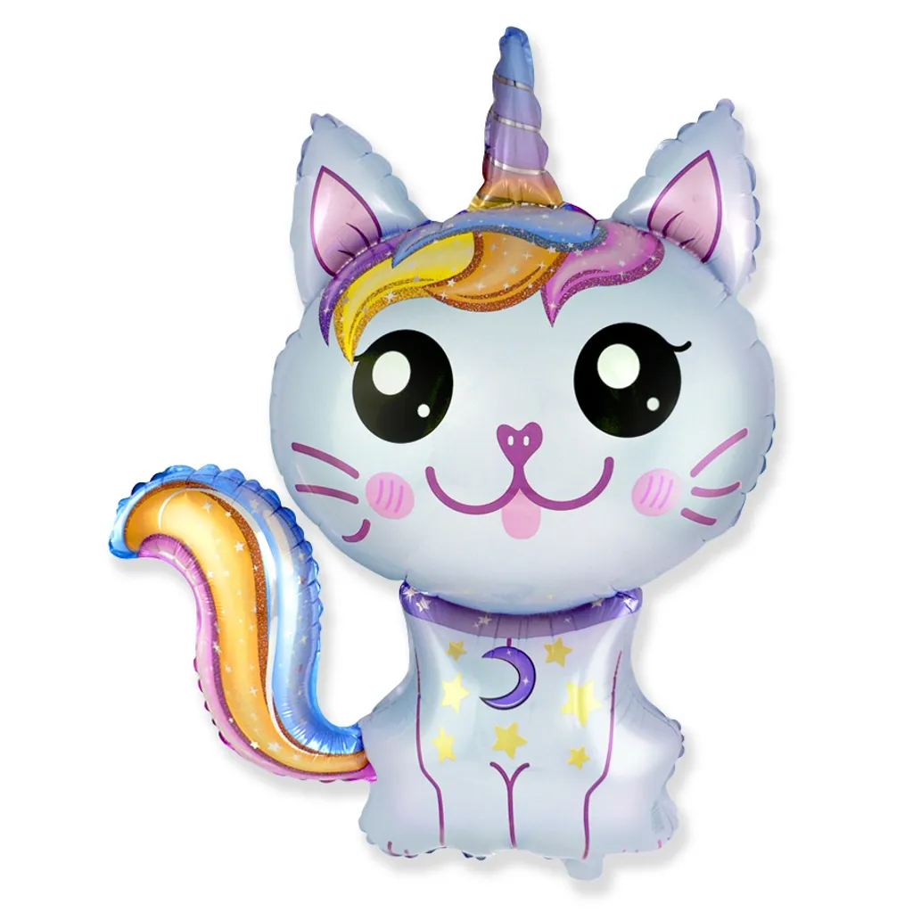 Фигура Кот единорог 35"/89 см #64184