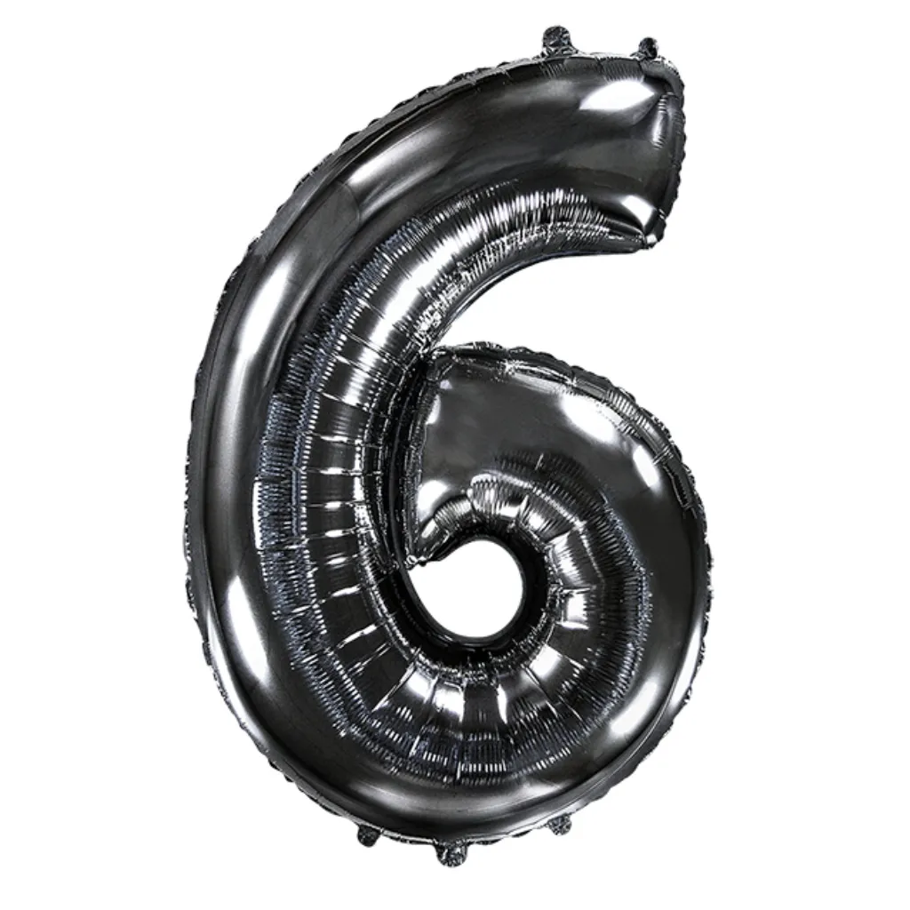 Цифра 40" чёрный №6