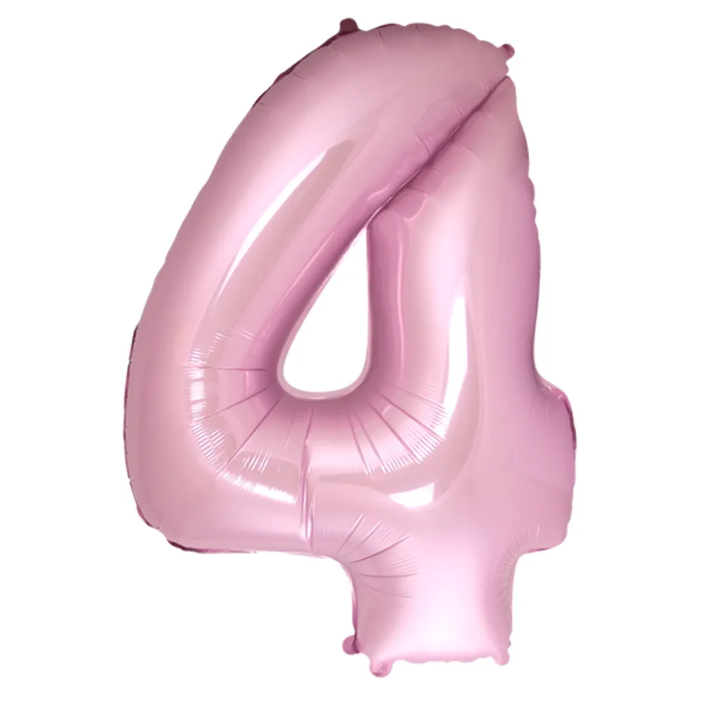 Цифра 40" розовый №4